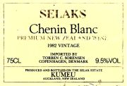 Selaks_chenin blanc 1982